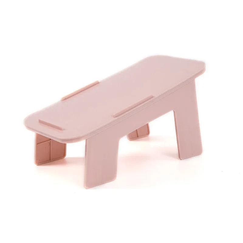 Household Storage Shoe Rack, Double-layer Shoe Holder Plastic Integrated Simple Foldable Economical Simple Shoe Storage Rack