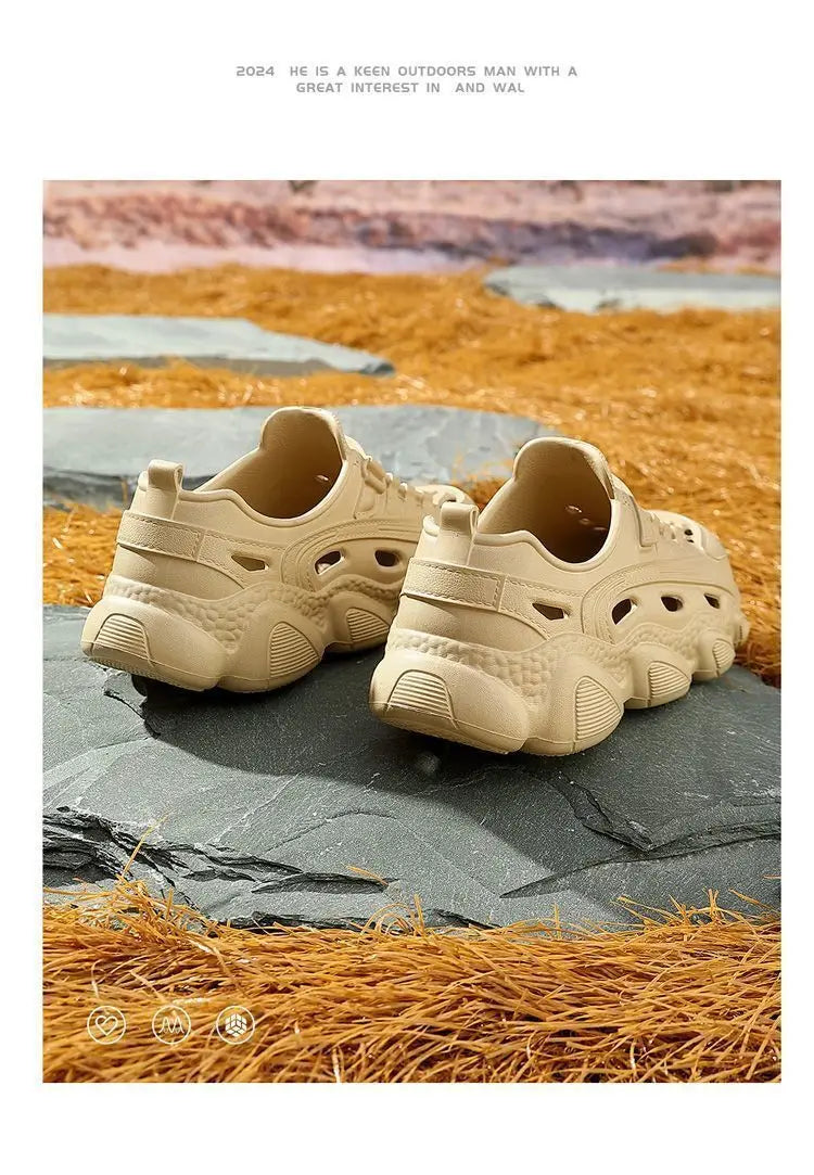 Outdoor Sports Slippers for Men and Women, Thick-Soled Eva Non-Slip Breathable Clogs, Fishing Beach Sandals for Men and Women, Couples