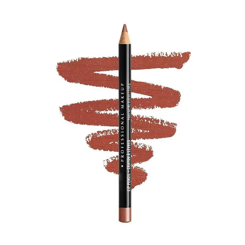 Slim Lip Pencil Long-Lasting Creamy Lip Liner Waterproof Plumping lip Stain Natural Nude Brown Lip Liner Professional Makeup
