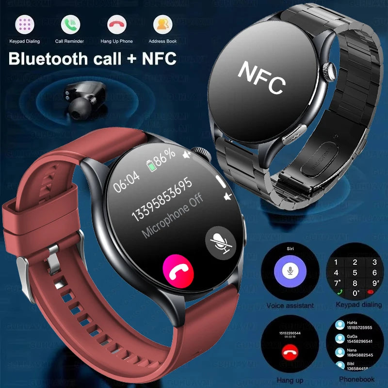 Sapphire 2025New Health managed Smart Watch Health measure Blood Fat Uric Acid Call ECG+PPG blood pressure Health Smartwatch IOS