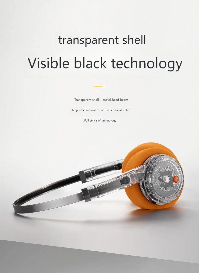 Bluetooth Headset Light Weight Retro Style Rechargable Small Head Long Battery Life Rotary Switch Headphone Cool Beautiful