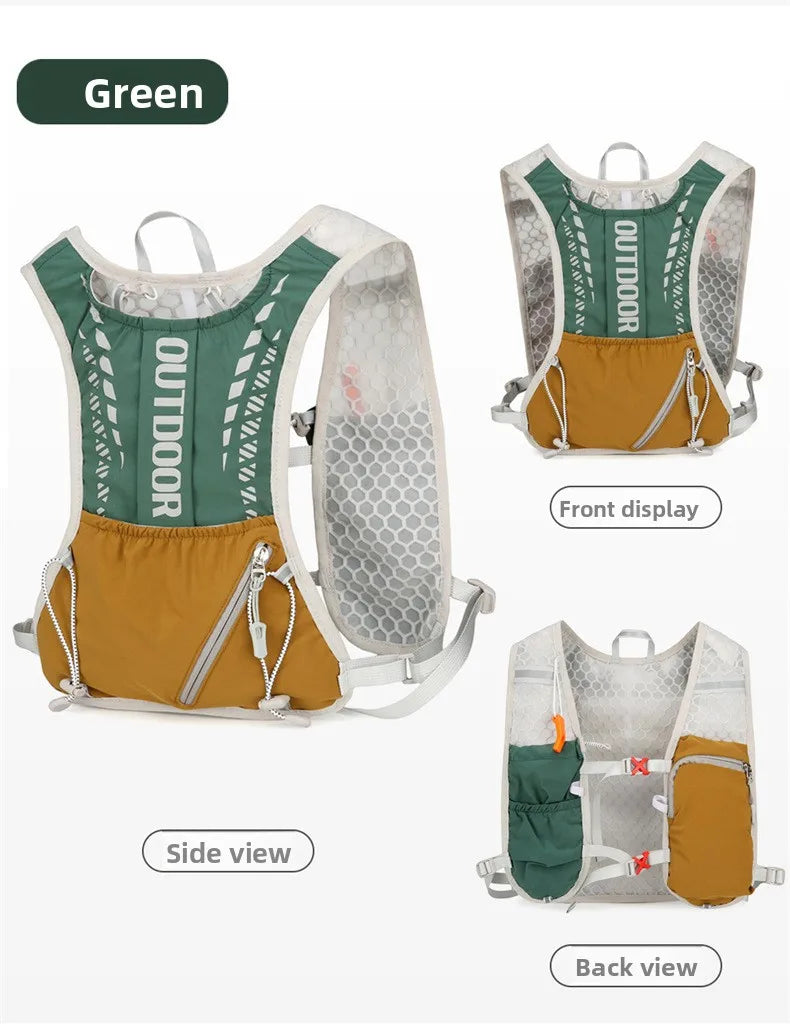 Outdoor sports water bag, hiking, running, cycling, backpack, off-road hiking backpack, water bag package