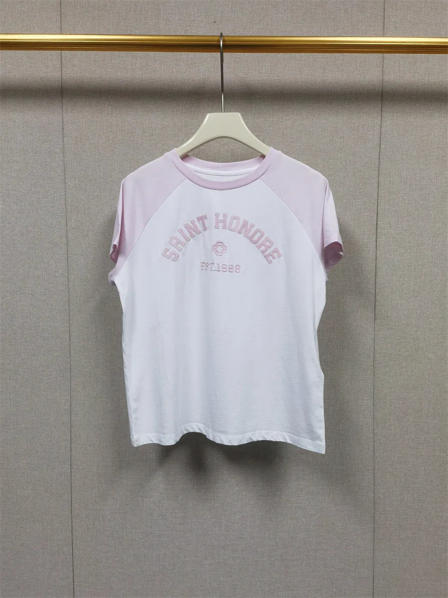 Women's summer fashion loose comfortable T-shirt sports casual short-sleeved casual tops