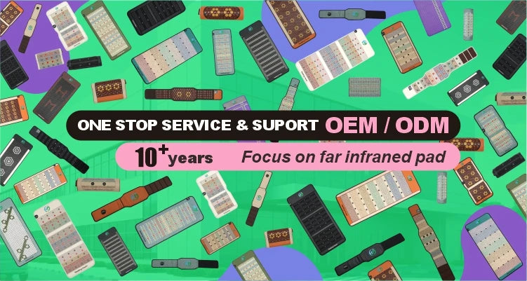 High-Dose Amethyst PEMF Mat 1-50hz Tourmaline Far Infrared Negative Ion Massage Mattress for Health Care and Wellness