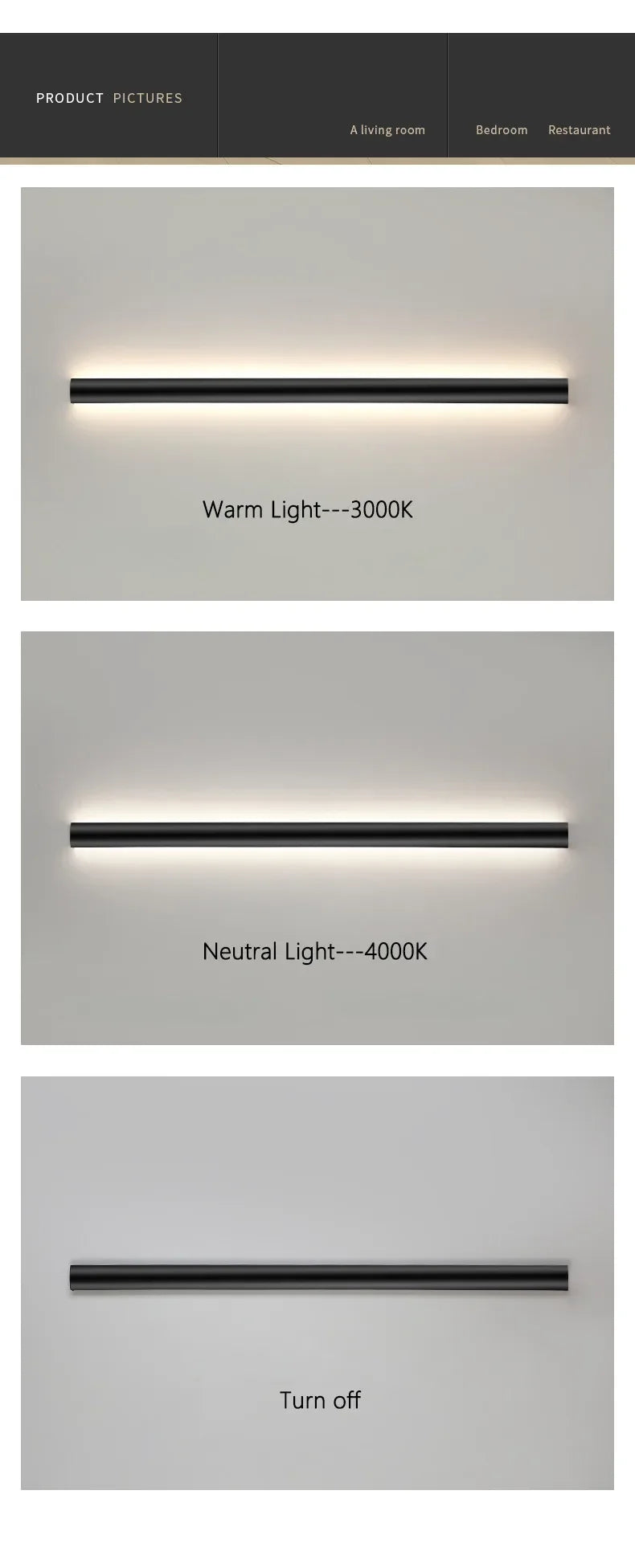 Bedroom Wall Lamp Simple Modern Living Room Background Wall Lamp Led Minimalist Long Entry Porch Aisle Corridor Lamps