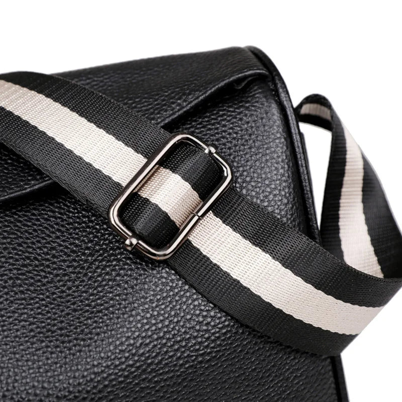 Genuine Leather Women Men Shoulder Bags Cowhide Leather New Design Crossbody Messenger Bags Fashion Style Commuting Sac A Main