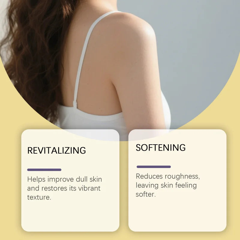 Moisturizing Exfoliating Care Essence Locks Hydration Removes Dead Cells Cares for Neck Skin and Improves Dullness