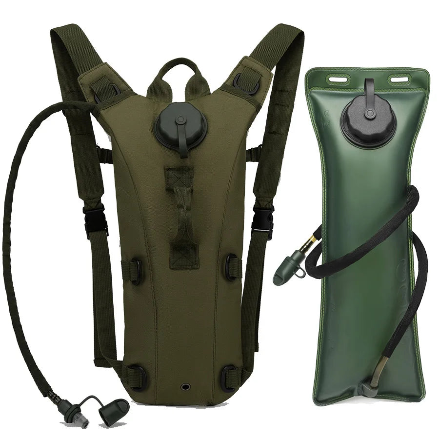 Sports backpack with 3L waterproof water bladder, suitable for running, jogging and cycling
