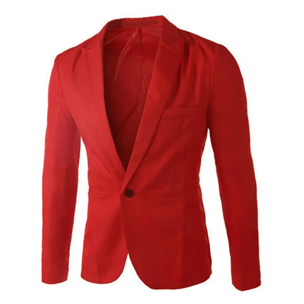 Mens Casual Blazers Vintage Work Suit Men Fashionable Suit Spring Summer Formal Slim Fit Blazers Jackets Casual Blazer