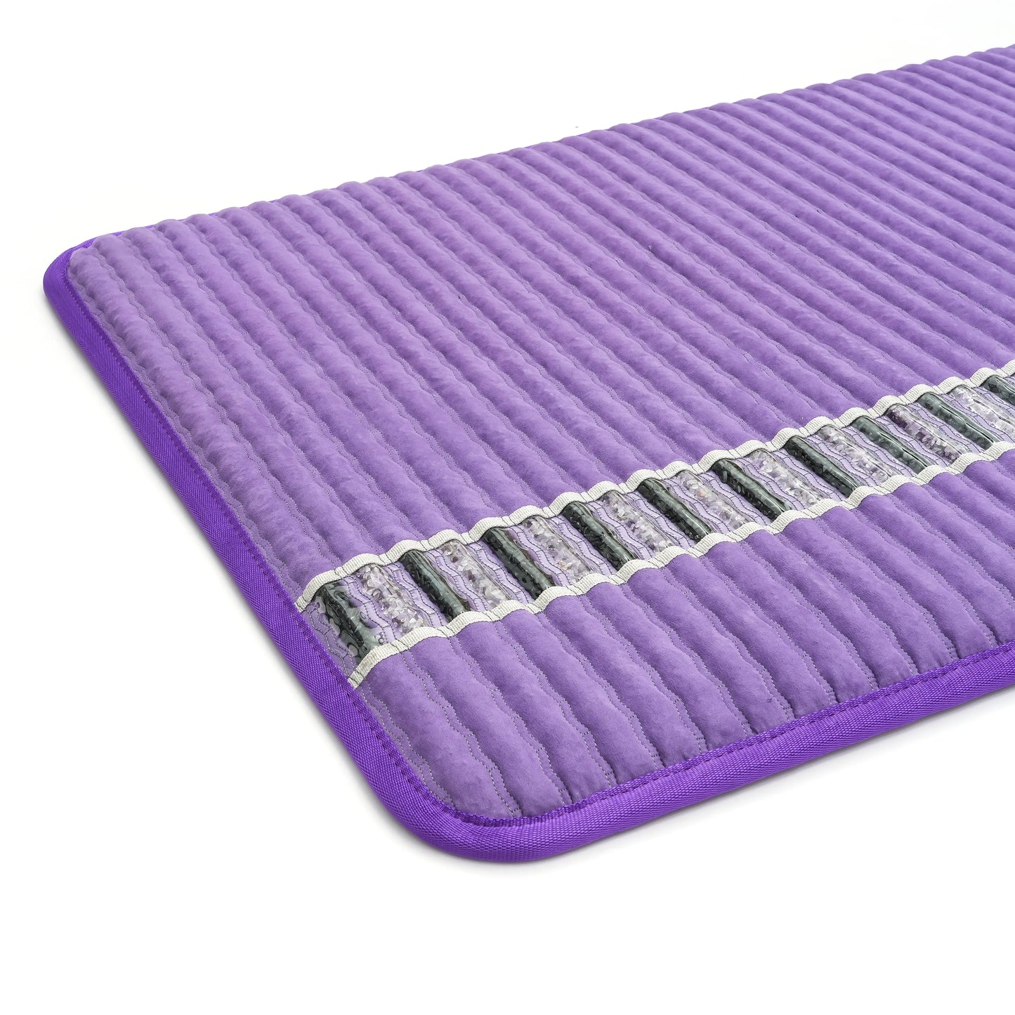 High-Dose Amethyst PEMF Mat 1-50hz Tourmaline Far Infrared Negative Ion Massage Mattress for Health Care and Wellness