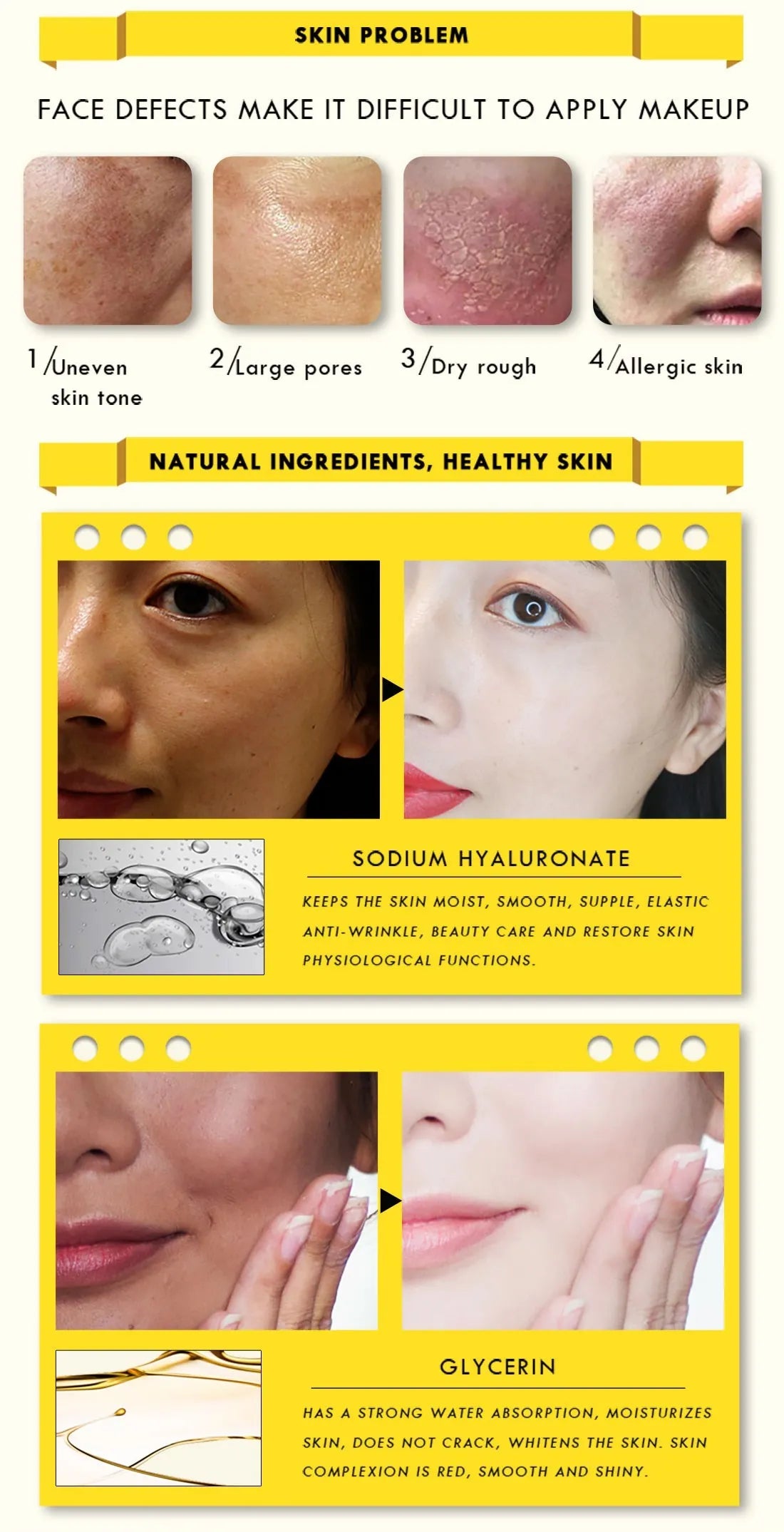 كريم مكياج Dreamy Beauty، كريم إخفاء العيوب الطبيعي، كريم BB للعناية بالوجه، مرطب معدل، سهل الاستخدام، كريم تبييض واقٍ من الشمس، 30 جرام