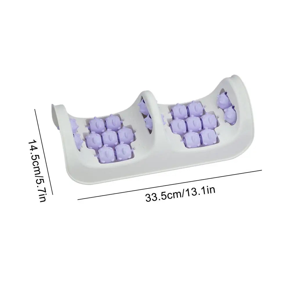 Foot Massager Roller Muscle Recovery Trigger Point Reflexology Board for Heel Pressure Relief Wellness Health Dad Mom