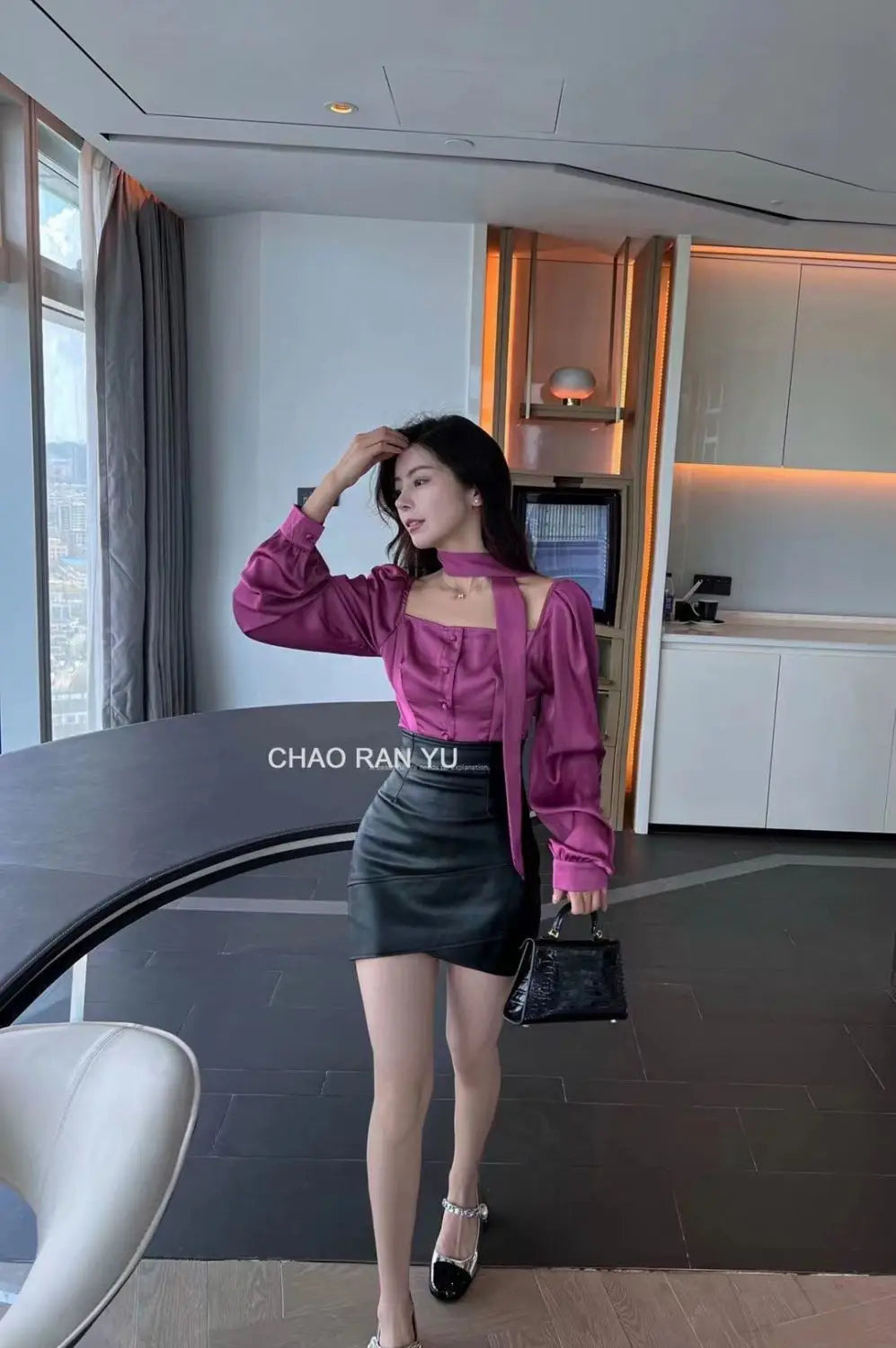 Women Clothing 2025 Autumn Korean Fashion Sexy Irregular Bodycon Mini Skirts Female High Waist Solid PU Leather Skirt Y2K Faldas