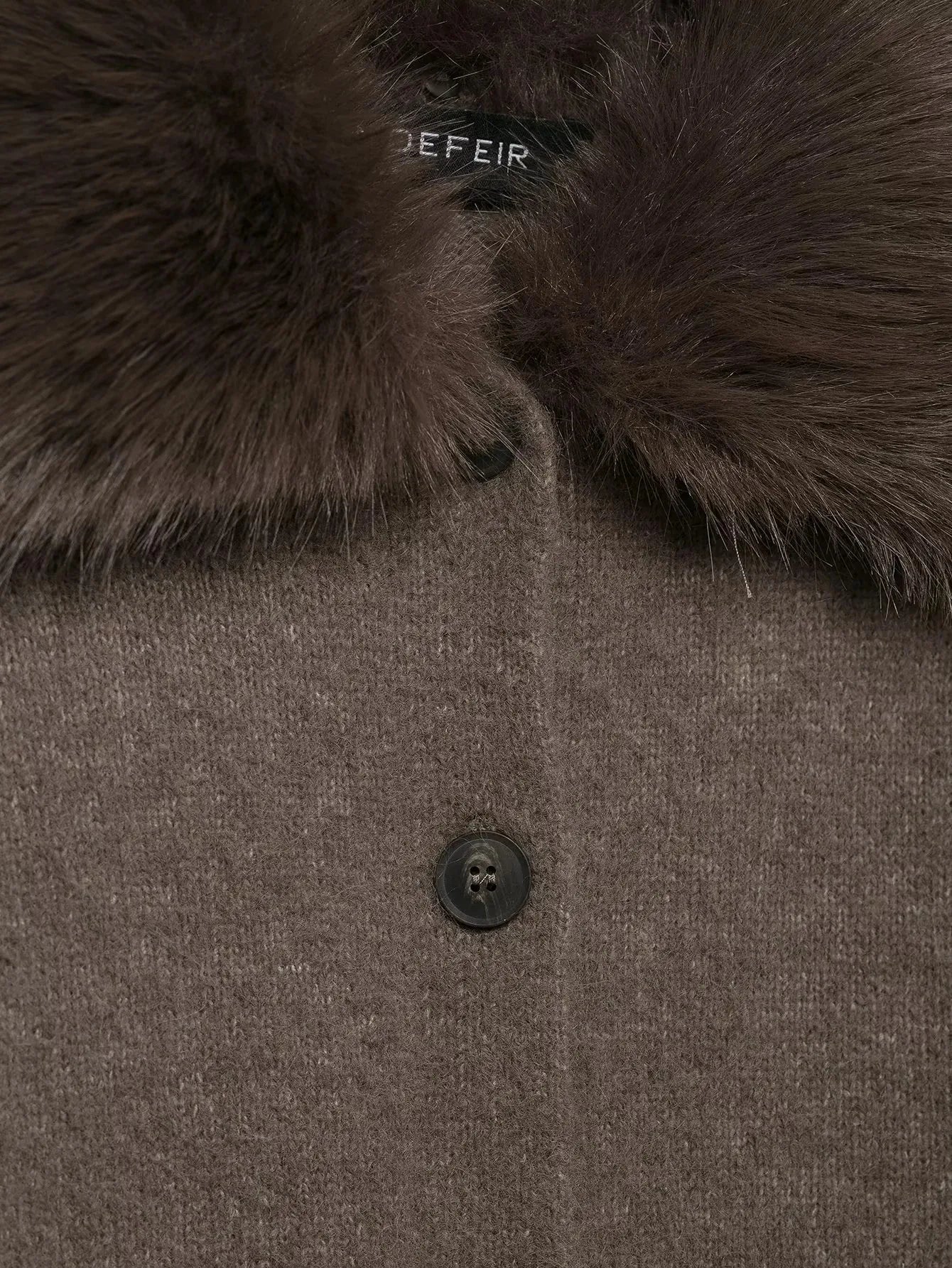 Women Autumn Winter Fashion Fall Vintage Patchwork Faux Fur Lapel Elegant Sweaters Single Breasted Knitwear Female Cardigans SwiftNest