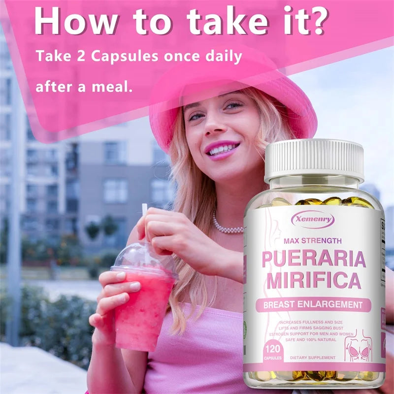 Pueraria Mirifica - Breast Growth, Vaginal Health, Menopause Relief, Skin & Hair Health