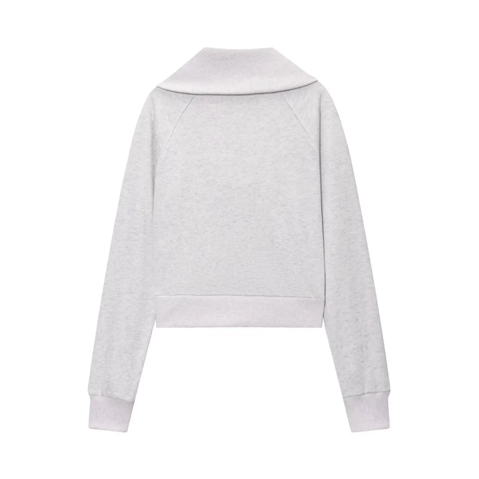 HH Women Autumn Fashion Sets Solid Turn-Down Collar Long Sleeves Pockets Zipper Slim Short Coat+Casual Elastic Waist Long Pants SwiftNest