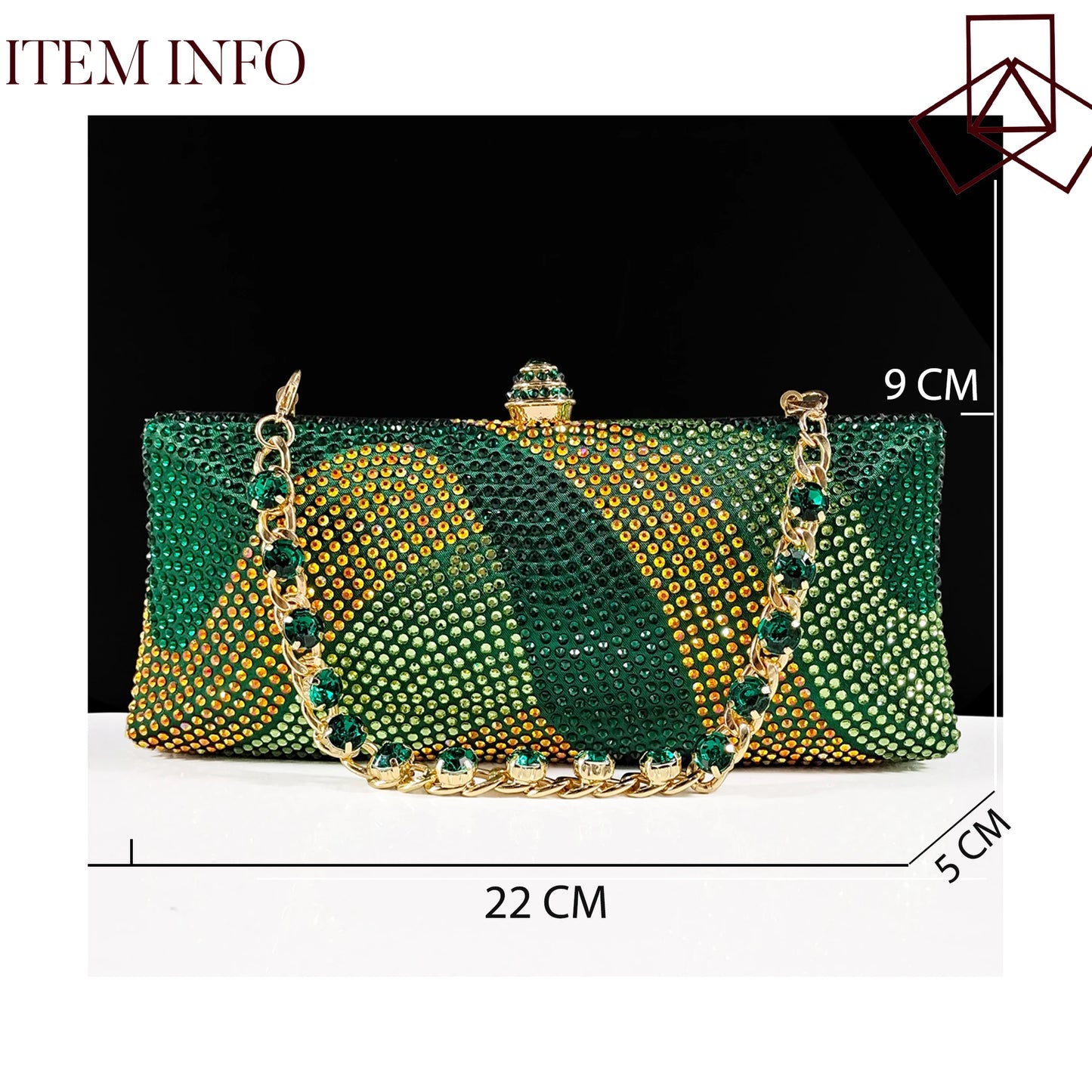 Festive Elegance: Spot Goods Dazzling Heels and Chic Long Bag Clutch Perfect Combination Of Shoes And Bag for Special Occasions