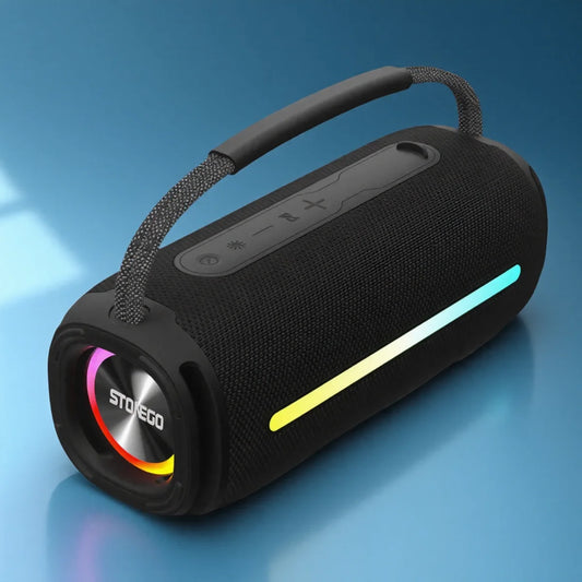 Outdoor Portable Bluetooth 53 Wireless Speaker IPX6 Waterproof High Power Audio RGB Lantern Subwoofer