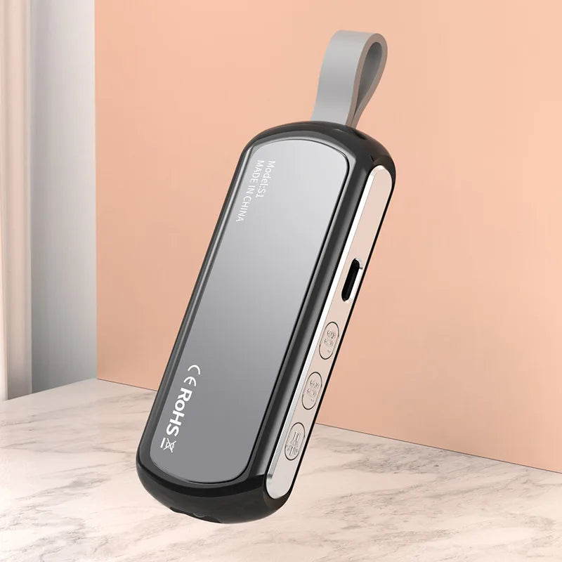 Bluetooth 5.2 Bone Conduction Speaker Under Pillow Noise Reduction Speaker Stereo Music Player with Flashlight Sleep Aid