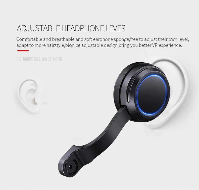 VR Shinecon 6.0 Headphone Version 3D Virtual Reality Stereo Helmet VR Headset with Remote Control for IOS Android