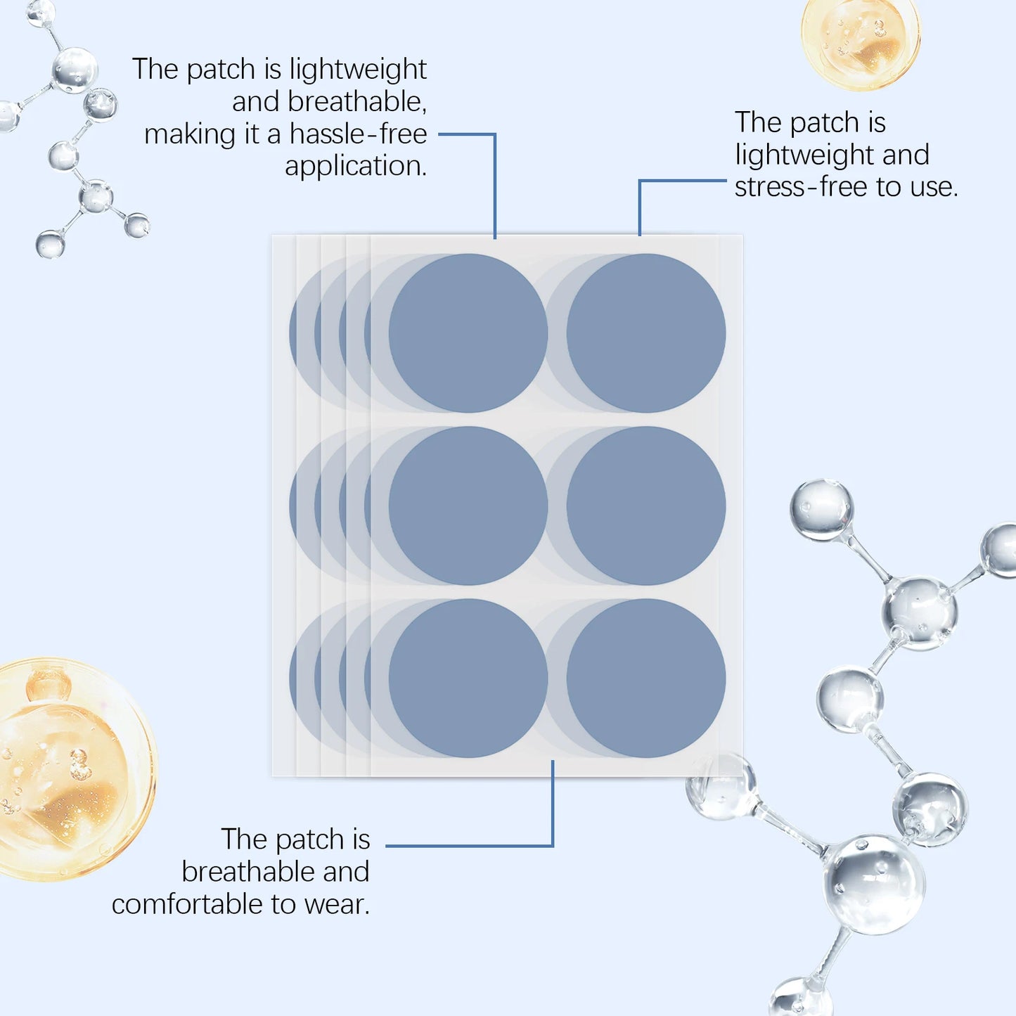 30pcs Pink Body Care Patches, For Men And Women, Gentle Formula, Comfortable And Suitable For Daily Care