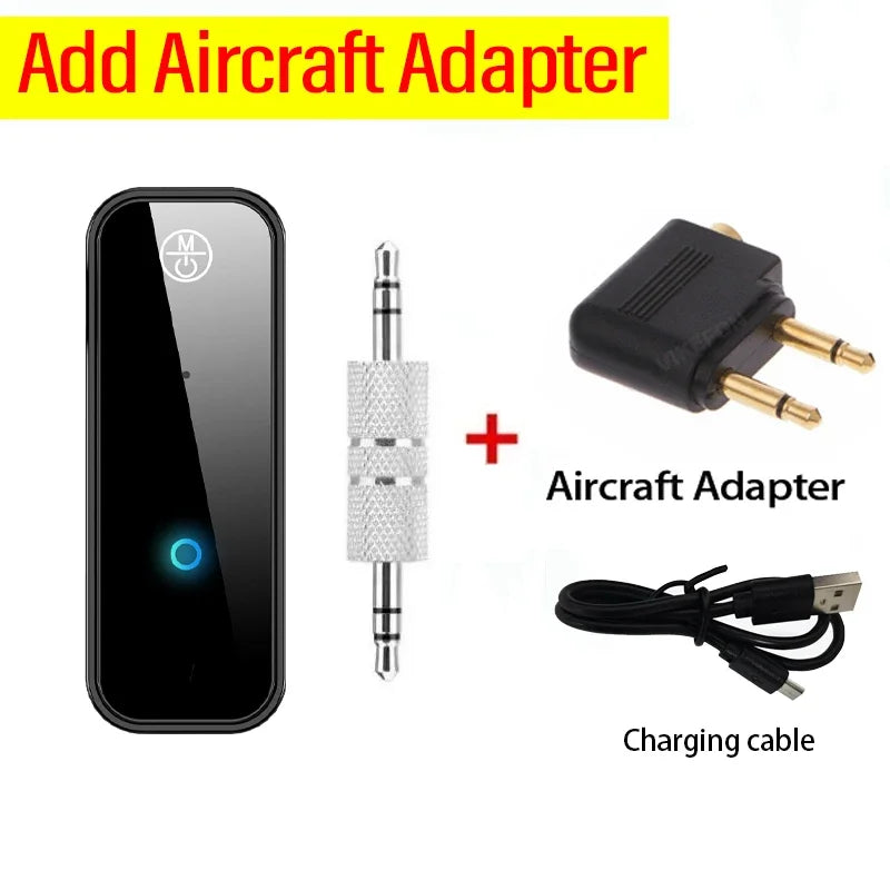 2 in 1 Bluetooth Transmitter Audio Receiver 3.5MM AUX With Mic Handsfree Stereo Music Wireless Adapter For TV PC Car Kit