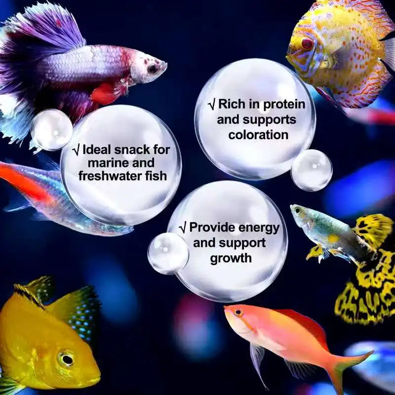 Tropical Fish Feed Aquarium Ornamental Fish Feed For Fish Health Digestive Wellness Color Enhancement