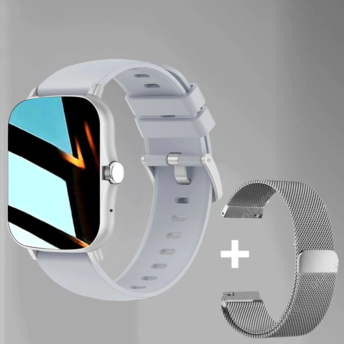 ساعة ذكية رياضية خارجية 2025 للنساء والرجال، ساعة لقياس معدل ضربات القلب وضغط الدم والأكسجين، خلفية شاشة، ساعات ذكية مزودة بخاصية الاتصال اللاسلكي وبلوتوث