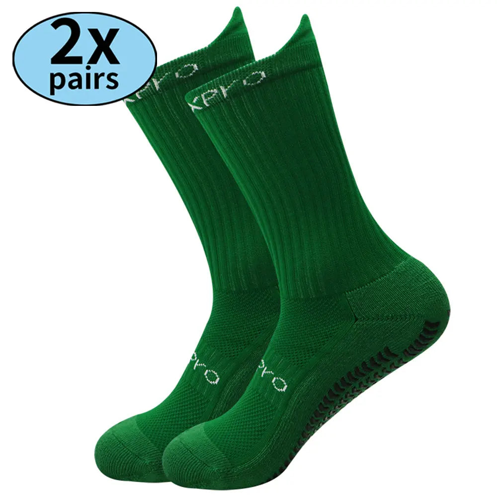 2 pairs of outdoor sports towel bottom non-slip breathable dispensing Basketball football game sports socks