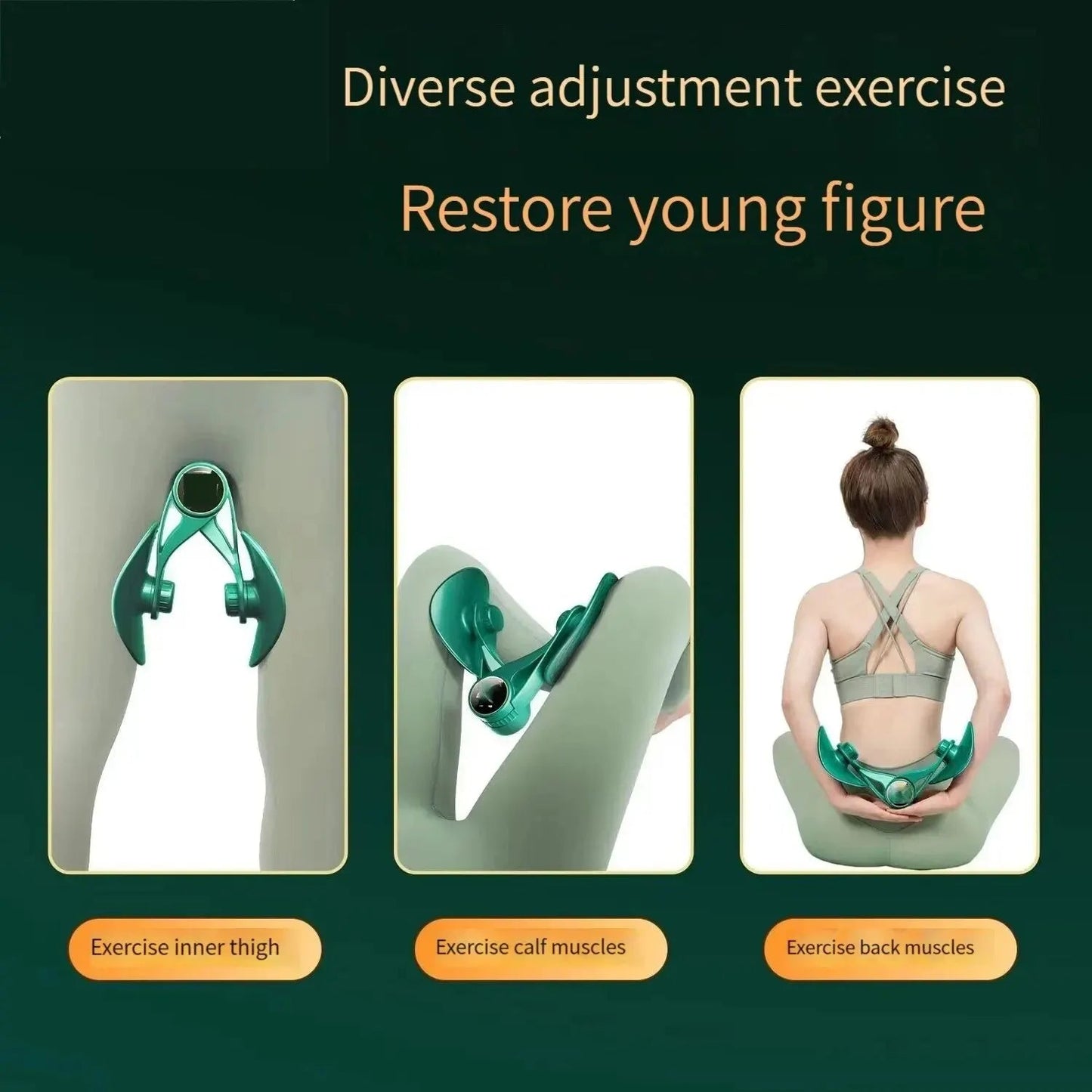 Multifunctional Leg Beauty Device Postpartum Repair Pelvic Floor Muscle Trainer Leg Clamp Countable Trainer Leg Clamp SwiftNest