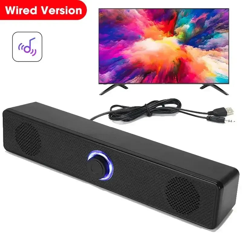 Bluetooth 4D surround speaker, home audio, computer bar speaker, TV subwoofer, wired stereo, strong bass