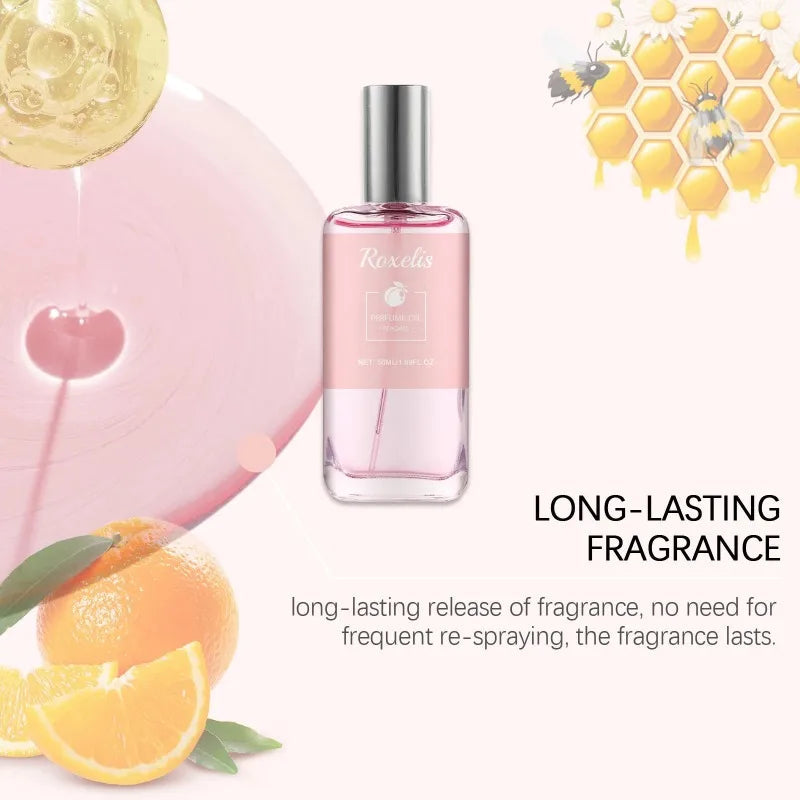 Peach Fragrant Perfume Lasting Sweet Aroma Light Fragrance Enhanced Pheromone Elegant Stimulates Flirtation Perfume Social Date SwiftNest