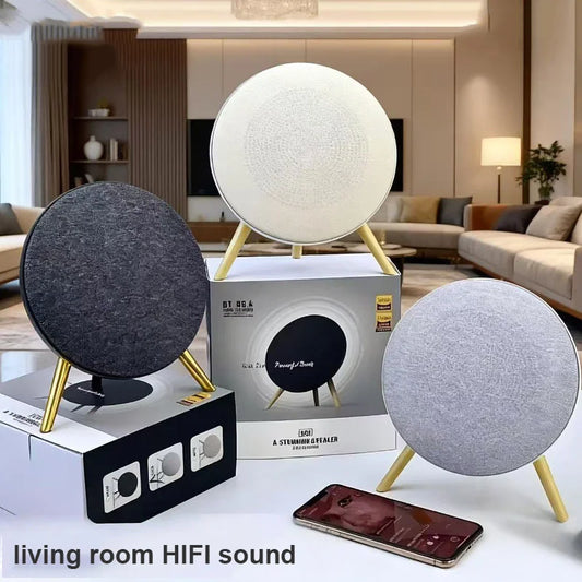 Mini Bluetooth Speaker UFO Design BT 5.4 HIFI Stereo Wireless Boombox Home Theater Sound System Support TWS TF USB AUX FM Play