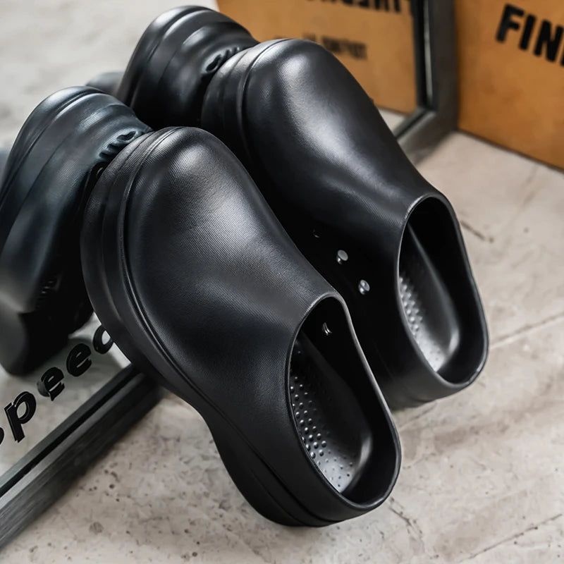 Fashion EVA Men Casual Shoes Thick Soles Sandals WaterProof Anti Slip Work Shoes Women Comfort Nurse Shoes Couple Garden Clogs