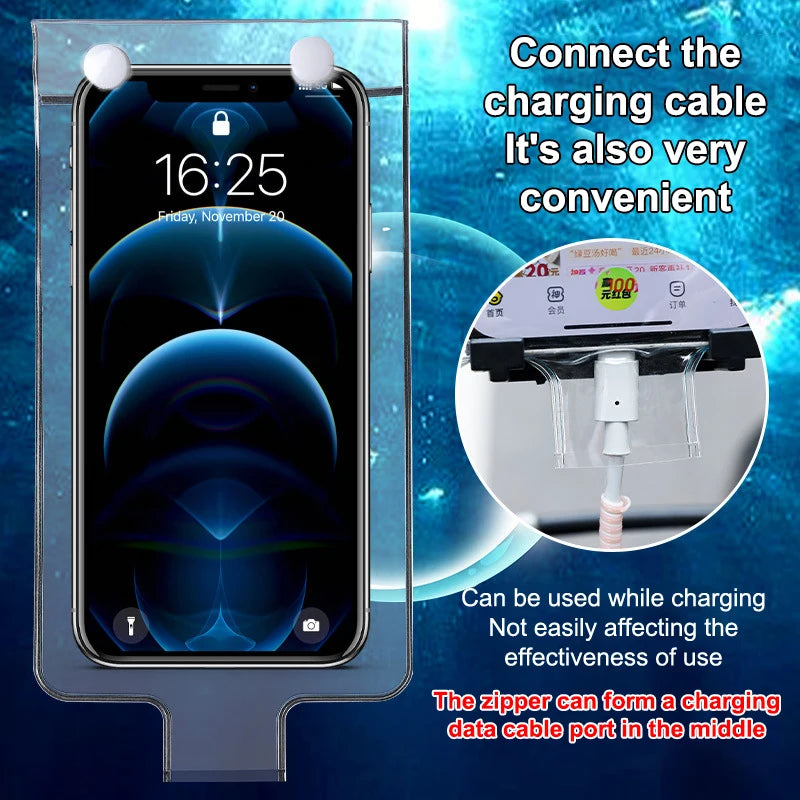 Set of 5 Waterproof Clear Phone Covers Perfect for Biking & Motorcycling With Touchable Screen