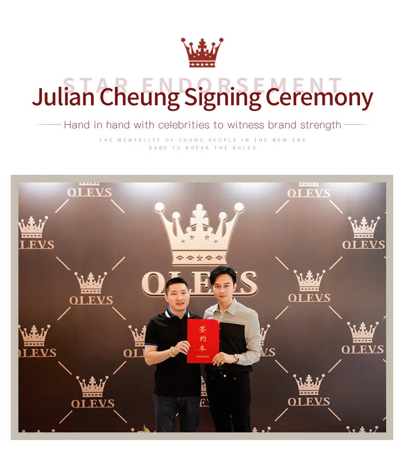 OLEVS 5588 Women's Watches Original Luxury Quartz Ladies Watch Diamond Bezel Wristwatch Waterproof Automatic Date Reloj Mujer SwiftNest