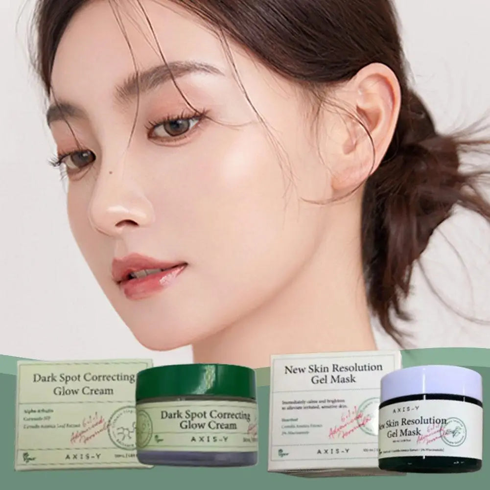 Axis-Y Salicylic Acid Moisturizing Skin Care Series Emulsion Face Cream Cleaning Gel Dark Spot Correcting Glow Serum Skin Care