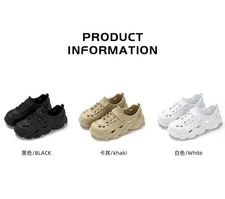 Outdoor Sports Slippers for Men and Women, Thick-Soled Eva Non-Slip Breathable Clogs, Fishing Beach Sandals for Men and Women, Couples