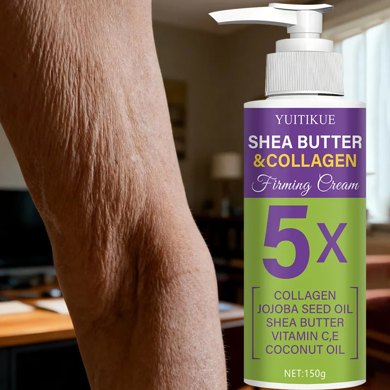 Skin Smoothing Cream 150g - Non-Greasy Fast Absorption, Deeply Moisturizes & Smoothes Skin, with Collagen & Shea Butter