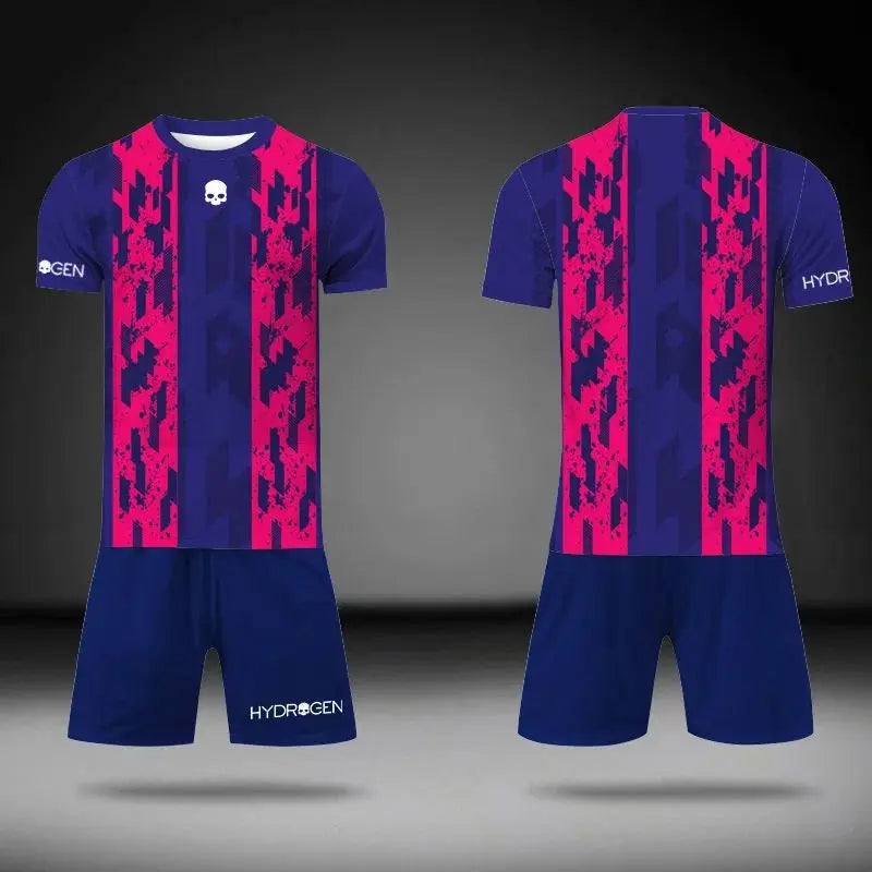Summer Breathable Sports Two-Piece Outfits: T-Shirt and Shorts Set Suitable for Outdoor Tennis, Badminton, and Basketball