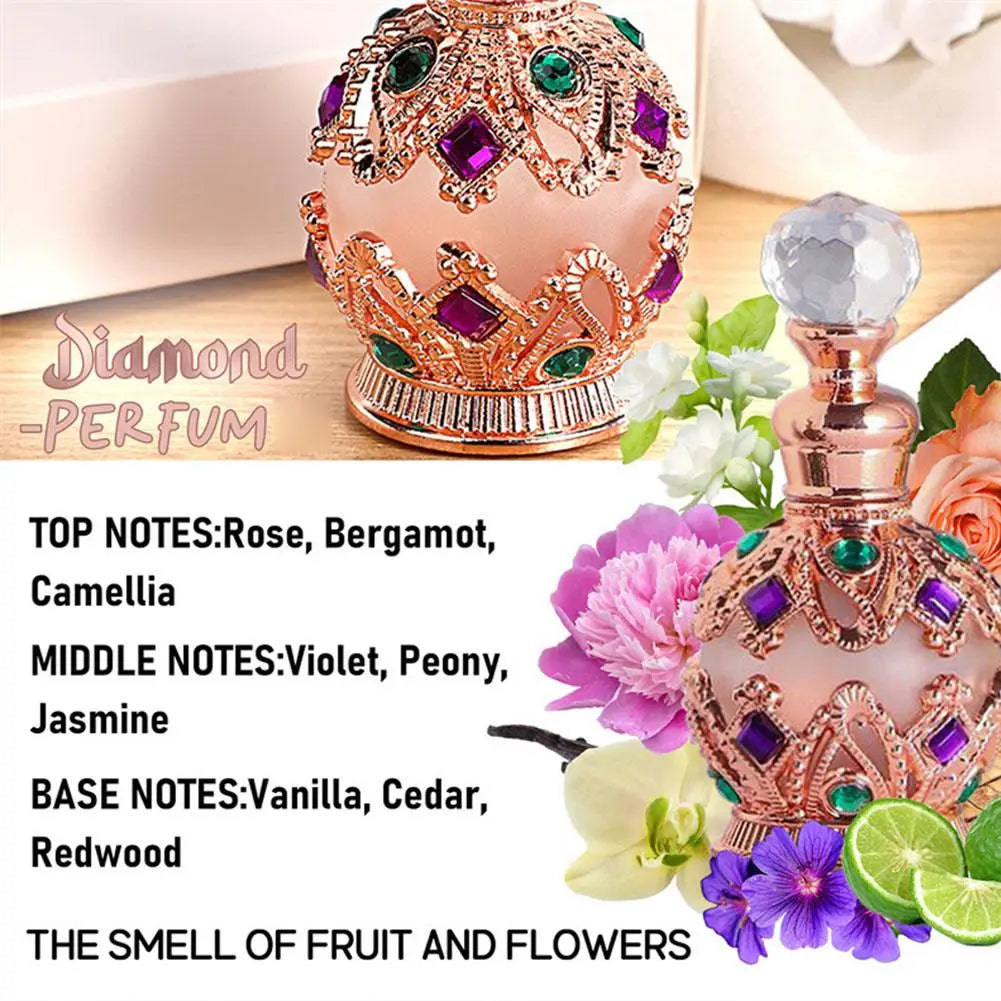 Exotic Arabian Perfume For Women, Enchanting Floral Bouquet With Rose, Jasmine&Vanilla Long-Lasting Pheromone-Infused Fragrance SwiftNest