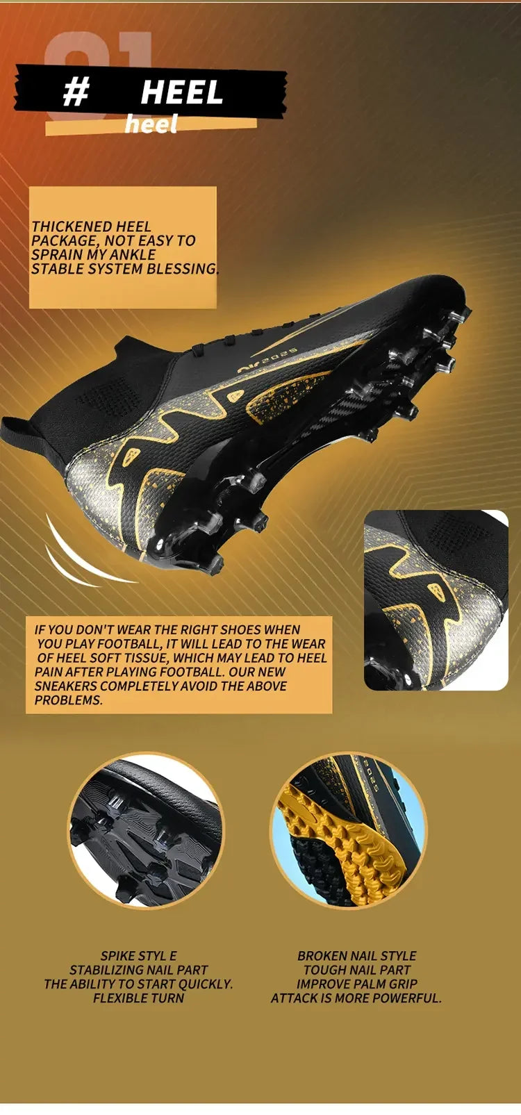 Indoor Competition Football Shoes Outdoor Grass Anti Slip Sports Shoes Light Breathable Casual Shoes Traning Sneakers Teenagers