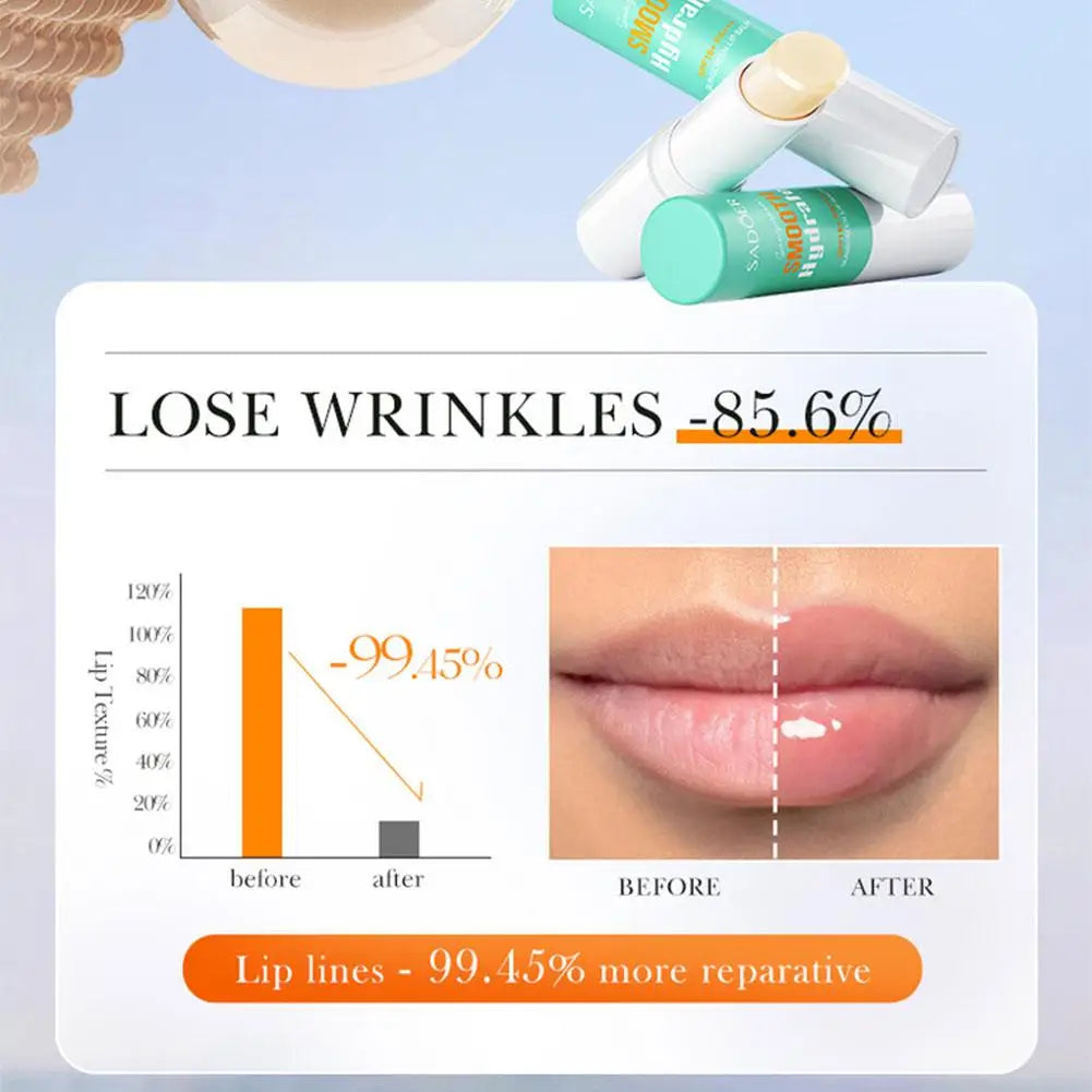 Hyaluronic Acid Lipstick Lips long-lasting Moisturizing Nourishing Soothing Dryness Brightening Lip Balm Beauty Skin Care