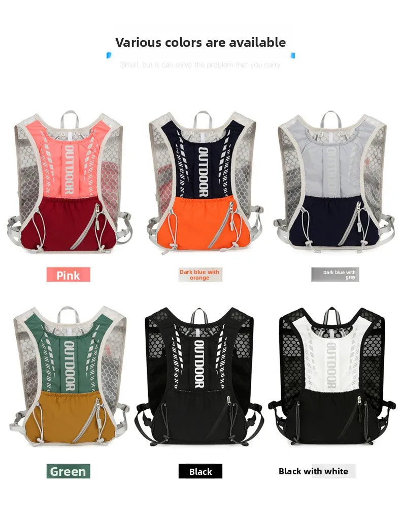 Outdoor sports water bag, hiking, running, cycling, backpack, off-road hiking backpack, water bag package