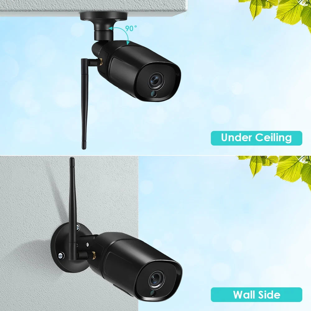 BESDER 5MP Bullet WiFi Camera Auto Tracking Outdoor 4MP Security IP Camara 1080P CCTV Surveillance Cameras IP66 Onvif icsee app