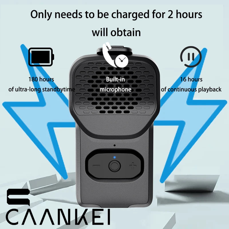 Bluetooth Wireless Wearable Speakers Waterproof IPX7 Outdoor Sports Speaker Mini Sound Microphone Built-in Mic Call Sound Box