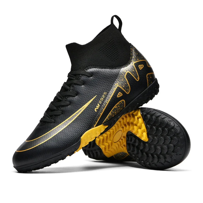 Indoor Competition Football Shoes Outdoor Grass Anti Slip Sports Shoes Light Breathable Casual Shoes Traning Sneakers Teenagers