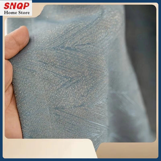 Send Curtains for Living Dining Room Bedroom Styling Light Luxury High Precision Jacquard Blackout High-grade Custom Size Decor