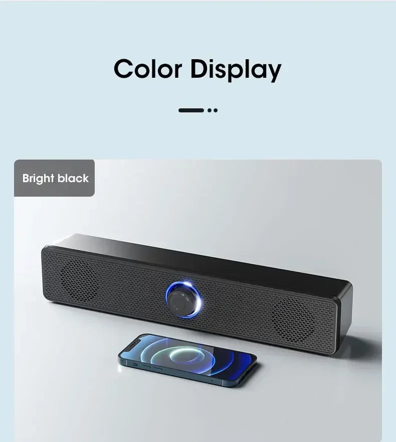 Bluetooth 4D Surround Speaker Home Theater Sound System Computer Soundbar For TV Subwoofer Wired Strong Bass Sports speaker