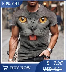 Mens Fashion Crew Neck T-Shirt - Soft,Breathable,Casual Wear